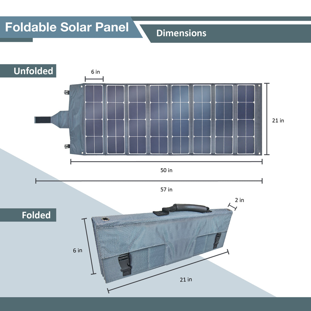 100W Foldable Solar Panel
