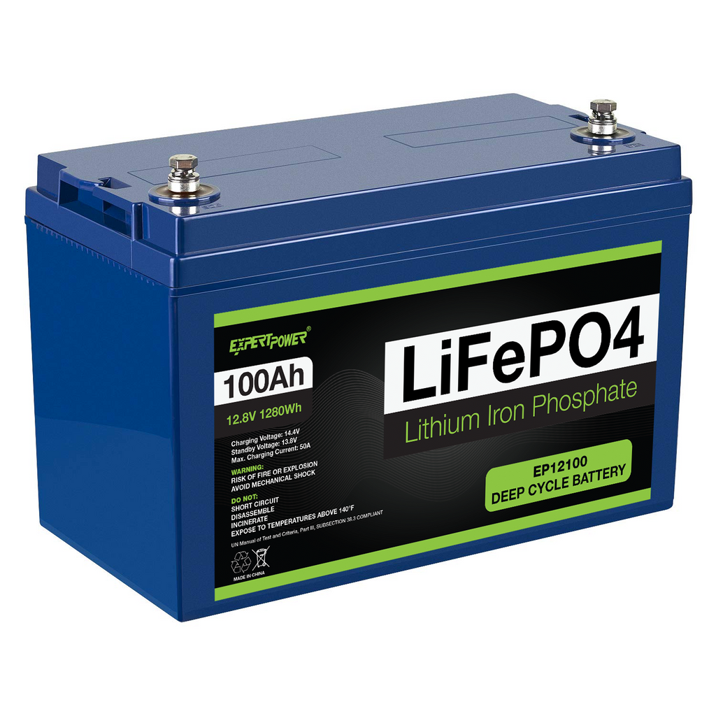 12V 100Ah LiFePO4 - EP12100 <p> [Open Box Item] - ExpertPower Direct