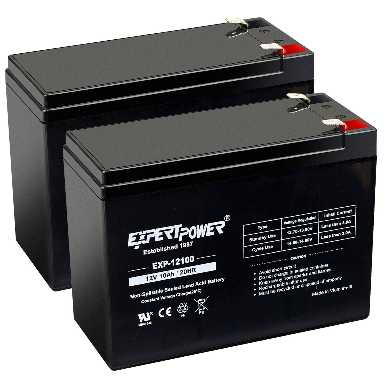 EXP12100 12V 10Ah - ExpertPower Direct