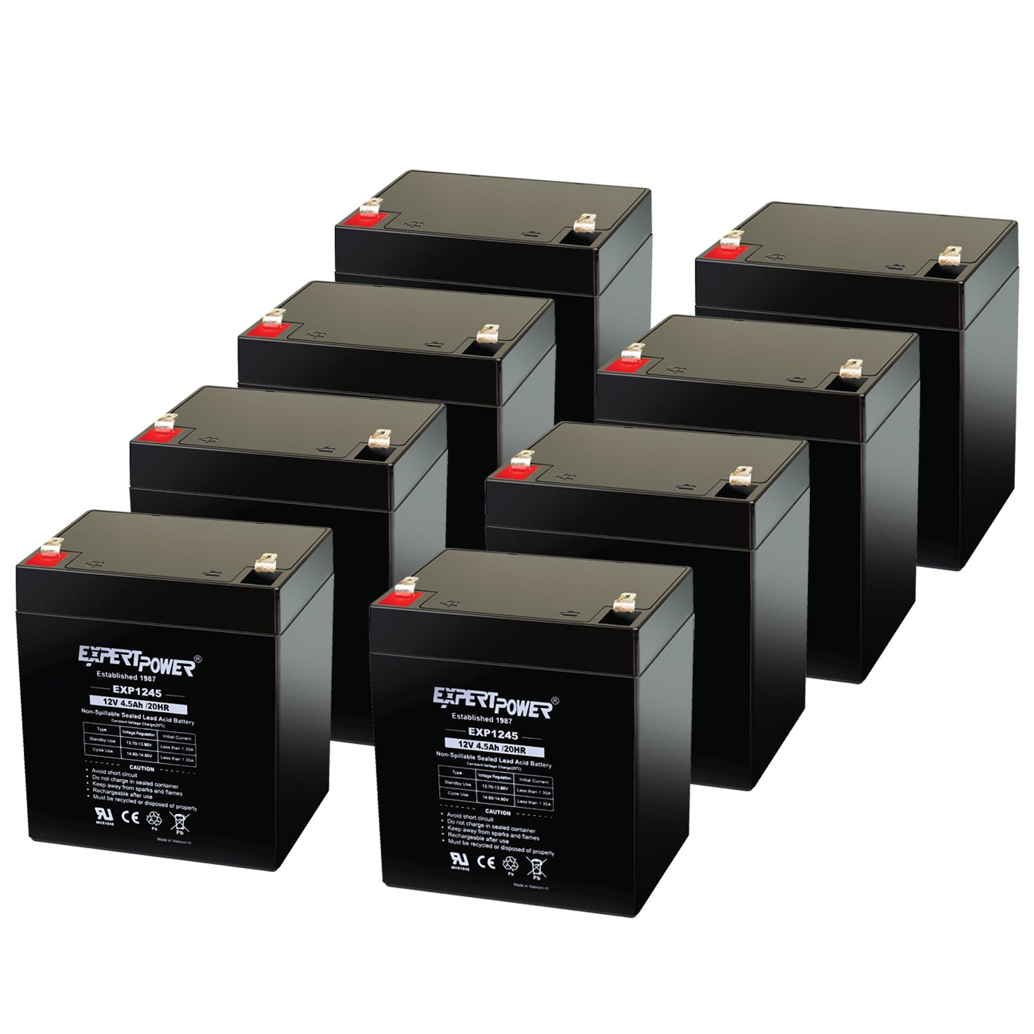 EXP1245 12V 4.5Ah - ExpertPower Direct